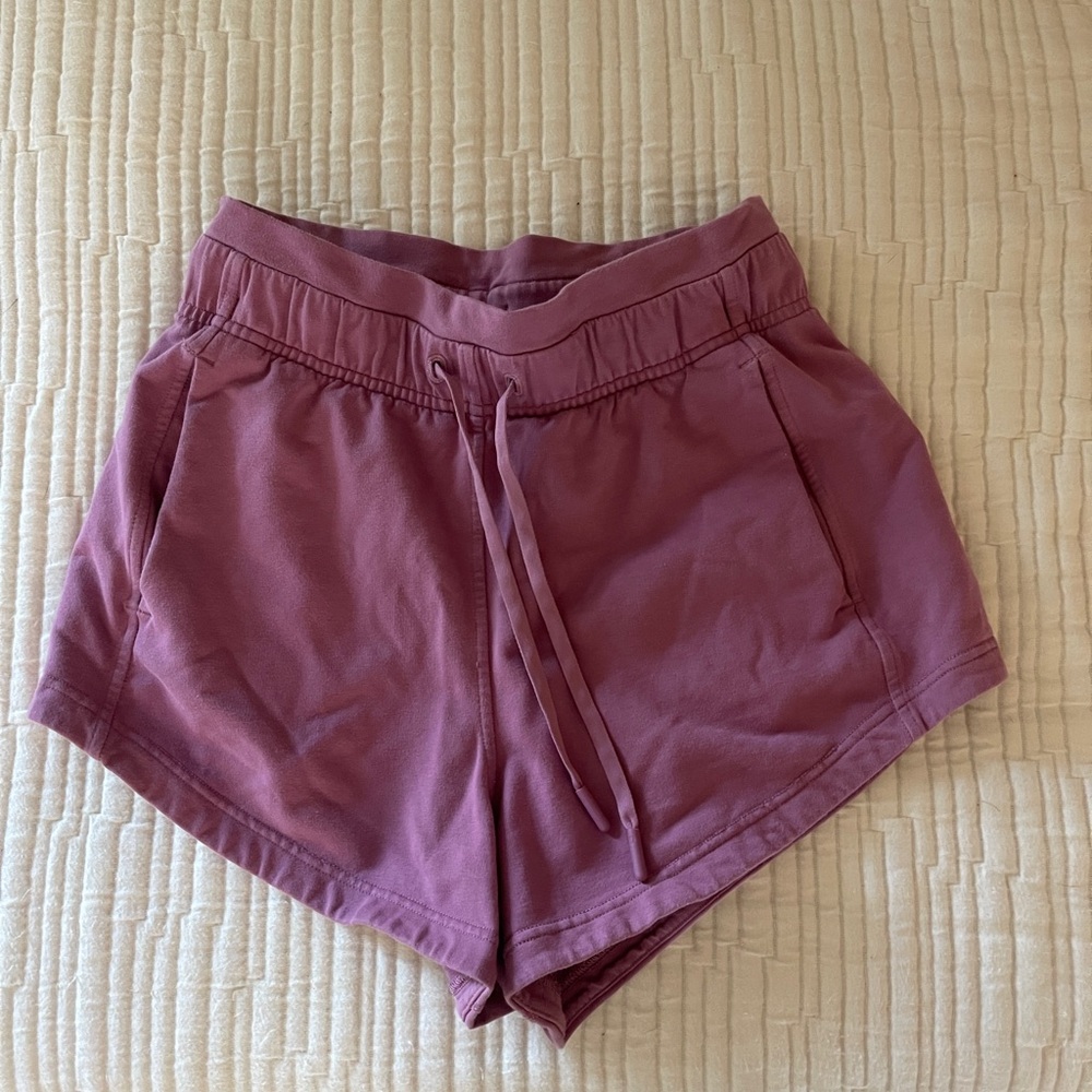 Pink Lululemon shorts